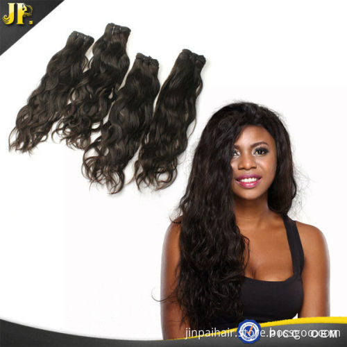 100% human natural wavy virgin indian hair tangle shed free